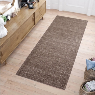 Tapiso Läufer SARI, rechteckig, Höhe: 12 mm, Flur Kurzflor Modern Meliert Design Wohnzimmer Schlafzimmer Küche