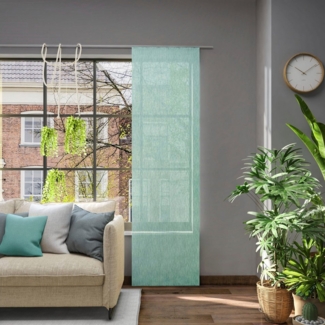 Neutex for you! Schiebegardine Libre-ECO (1 St), halbtransparent, Jacquard, nach Maß