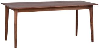 MiaMöbel Esstisch Tamesi 200x100 cm Massivholz Teak Modern