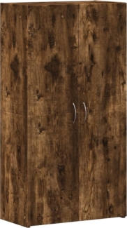 vidaXL Aktenschrank Räuchereiche 60x32x115 cm Holzwerkstoff 840776