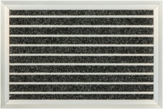 Fußmatte Aluminium schwarz 10045621