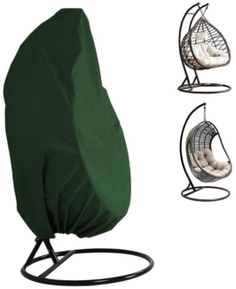 RWEUOQ Gartenmöbel-Schutzhülle Hängesessel Schutzhülle, Wasserdicht Abdeckung mit Kordelzug (Garten Hängesessel Schaukel Schutzhülle, 1-St, Wasserdicht, Winddicht, UV-Beständiges), Schwingsessel Abdeckung, 210D Oxford Hängekorb Schutzhülle, 190*115 cm