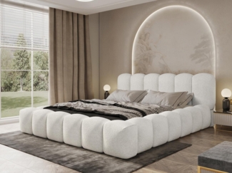 Compleo Polsterbett Designerbett, exklusives Bett, Modern Schlafzimmer, Doppelbett