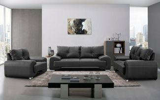 Beautysofa Big-Sofa Polstergarnitur Omega Set 3+2+1 Sofa Wohnzimmer Sofagarnitur, Die Lieferung beinhaltet die Lieferung in die Wohnung