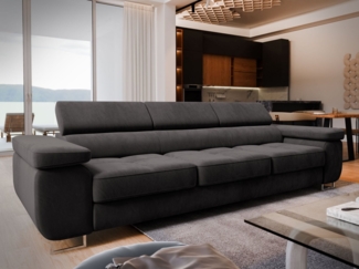 Masseno Sofa MOSINE mit Schlaffunktion, Schlafsofa, Couch mit Bettkasten