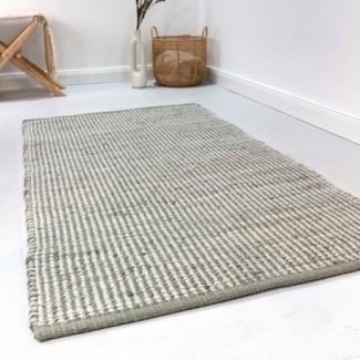 Esprit Wollteppich Gobi, ESP-7112, rechteckig, Höhe: 10 mm, Naturfaserteppich aus Jute und Wolle, handgewebt