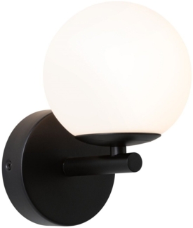 Paulmann 71074 Selection Bathroom LED Wandleuchte Gove 12cm Schwarz Satin 3000K IP44