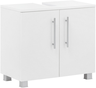 BadeDu CHER Waschbeckenunterschrank 61 cm breit, Weiß