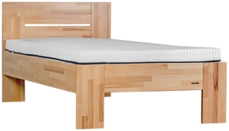 Einzelbett geölt aus Buche 120 x 210 cm