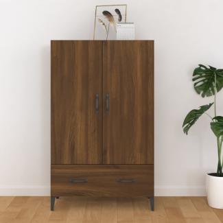 Highboard Braun Eichen-Optik 70 x 31 x 115 cm Holzwerkstoff [817476]