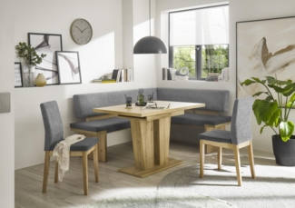 Eckbank Eckbankgruppe MANZANO 197x157 cm - Tisch Verona Artisan Eiche