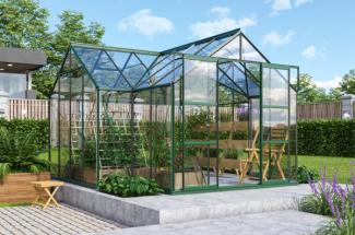 Vitavia Gewächshaus Sirius Orangerie, grün, 3mm ESG