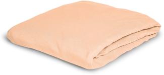 Irisette Interlock-Jersey Betttuch Neptun 0005 apricot 190 x 200 cm 5-50 apricot