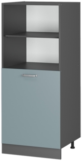 Vicco Vorratsschrank Blau-Grau 60 cm, R-Line