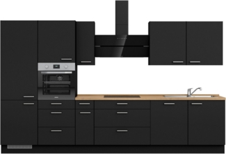 nobilia® Küchenzeile "Touch II", vormontiert, Ausrichtung wählbar, Breite 360 cm, wahlw. mit E-Geräten