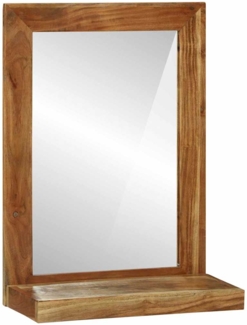 vidaXL Badezimmerspiegel 50x22x70 cm Massivholz Akazie 4016738