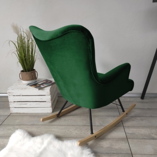 Schaukelsessel Hosul, Farbe: Magic Velvet 2227