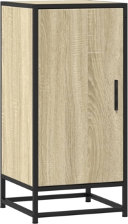 vidaXL Sideboard Sonoma-Eiche 35,5x35x76 cm Holzwerkstoff und Metall 848940