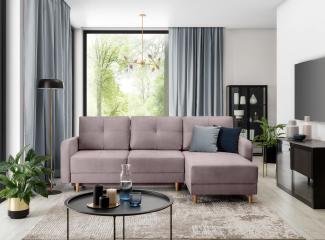 Wohnideebilder Roxi Rosa Ecksofas & Eckcouches CO-ROX-U-24LO