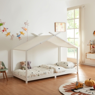 Kinderbett Brome 90x200 cm Weiß [en. casa]