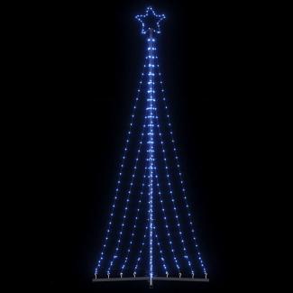 vidaXL Weihnachtsbaum-Beleuchtung 447 LEDs Blau 249 cm 4016434