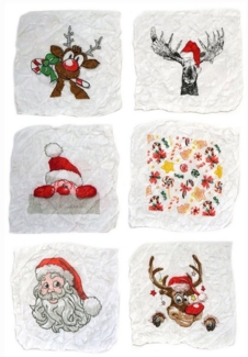 Annastore Gästehandtuch Magische Handtücher - Baumwolle - Magic Handtücher - Wichtelgeschenk, (6-St), 30x30 cm, Kinder Handtüche