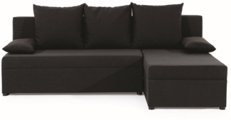 MOEBLO Ecksofa ARON, Couch L-Form Polstergarnitur mit Beidseitig Montierbarer Ottomane – Flexibles Polstersofa für Ihr Zuhause, (BxHxT): 206x90x146 cm