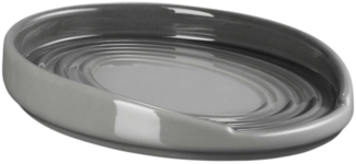 LE CREUSET Schüssel Löffelablage oval flint 16cm, Steingut, (Schüsseln & Schalen)