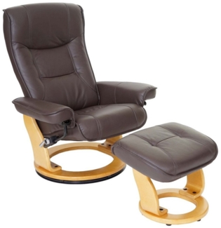 MCA furniture Relaxsessel Halifax, dicke Polsterung, inklusive Fußhocker, Armlehne höhenverstellbar