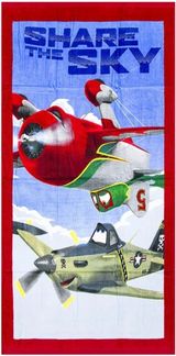 Disney Planes Strandtuch großes Badetuch für Jungen & Mädchen 70x140 cm
