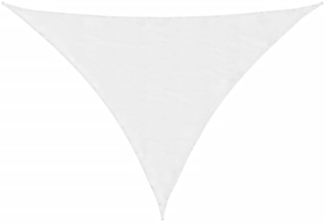 vidaXL Sonnensegel Oxford-Gewebe Dreieckig 3x4x5 m Weiß 135283
