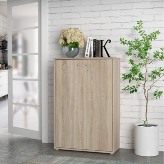 Newroom Kommode Albus, Kommode Sonoma Eiche Modern Sideboard Highboard Büro