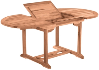 Gartentisch Esstisch Auszugstisch120 Teak