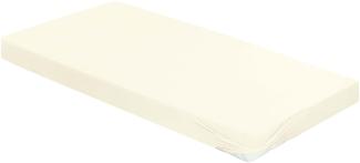 Irisette Kuschel-Jersey Spannbetttuch Vesuv 0012 creme 150x200 cm 12-81 creme