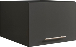 Laundreezy Aufsatzschrank, Holzwerkstoff anthrazit, 50 x 38 x 68 cm