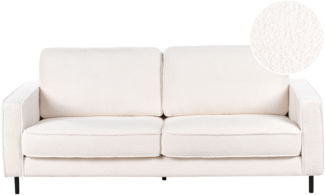 3-Sitzer Sofa Bouclé weiß SAVALEN