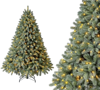 Evergreen Künstlicher Weihnachtsbaum Vermont Fichte | Inkl. LEDs | Grün | 180 cm