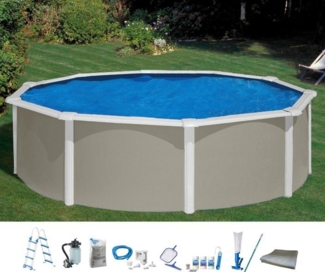 my POOL BWT Rundpool BELIZE 2 (Komplett-Set, 10-tlg), Höhe 132 cm, in verschiedene Größen erhältlich