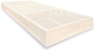 Baumberger Ergo-Zone Premium Naturlatexmatratze 90x210 H2 (Medium bis 80 kg) Doppeljerseystepp