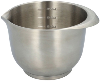 Birkmann Rührschüssel PREMIUM BAKING, Edelstahl, Ø 22 cm, mit Skalierung, Edelstahl, (1-tlg)