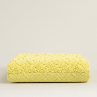 Dekoria Badetuch Lattice 70x140 cm sunny yellow