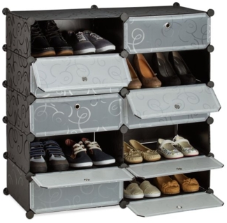 Schuhschrank mit 10 Fächern