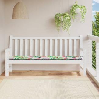 vidaXL Gartenbank-Auflage Mehrfarbig 200x50x4 cm Stoff 361203