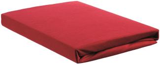 Beddinhouse Jersey, Baumwolle Spannbettlaken Jersey Hl Red 160 X 200/220 Cm Hh: 30 Cm 160 x 200/220 cm Steghöhe: 30 cm 1 Spannbettlaken Rot