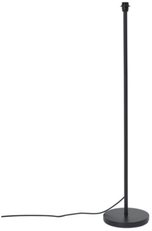 Qazqa Außen-Stehlampe Virginia, ohne Leuchtmittel, E27, Schwarz, Modern, Kunststoff, 1-flammig