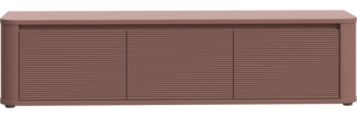 Lowboard >BREATHTAKER< 3 Türen, soft-close, terrakottafarbig - 168x41,5x41,3cm (BxHxT)