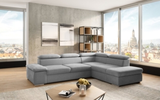sit&more Ecksofa Valentine, L-Form, Sofa mit Armteil- & Kopfteilverstellung, optional mit Bettfunktion, Ottomane links oder rechts