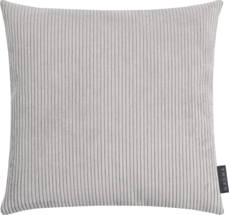 MAGMA Kissenhülle INGA - ca. 40 x 40 cm Cordstoff gestreift grau