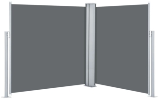 vidaXL Ausziehbare Seitenmarkise Anthrazit 140 x 600 cm 48456