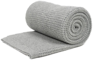 Wolldecke Merino Emma 130x170 Farbe: Grau